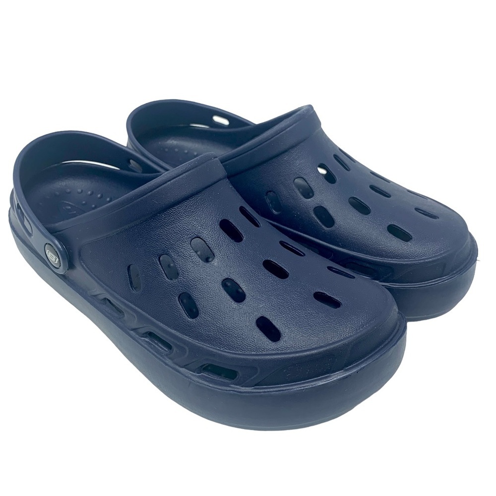 Skechers Foamies Swifters Steady Navy Slip On Clogs NWOT Crocs-Inspired